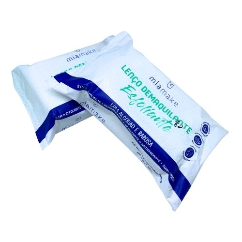 Lenço Demaquilante Esfoliante Mia Make 463 | Fornecedor Maquiagem