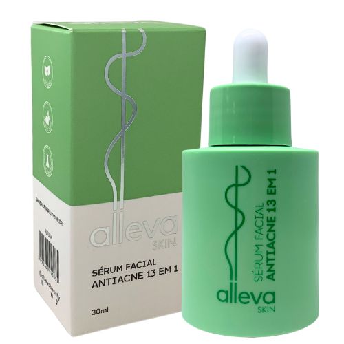 Sérum Facial Antiacne 13 em 1 Alleva | Virtual Make - Virtual Make