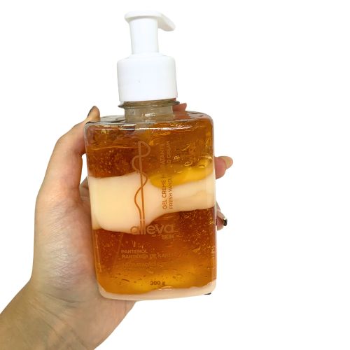 Gel Creme Hidratante Beijável Vanilla Alleva 300g - Virtual Make