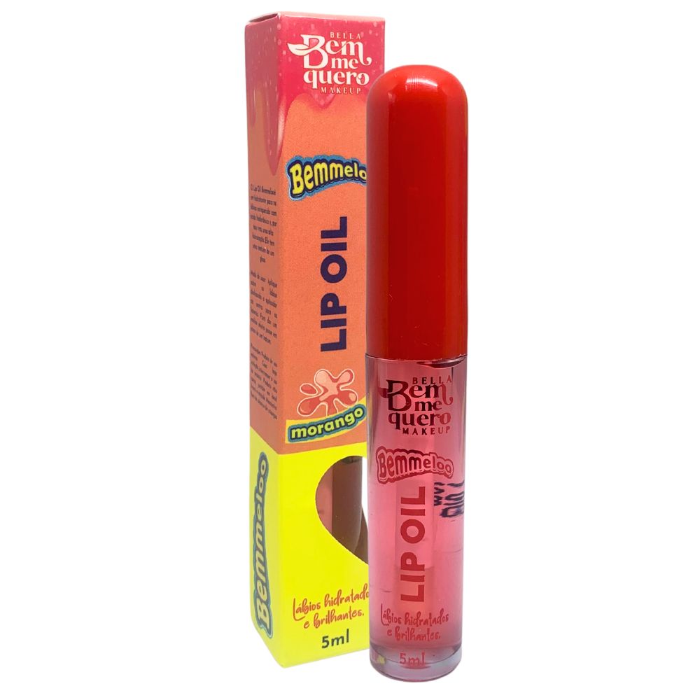 Lip Oil Bemmeloo Morango Bella Bem Me Quero - Revenda Atacado