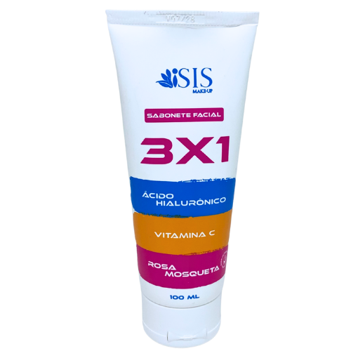 Sabonete Facial 3x1 Isis Make-Up com Ácido Hialurônico - Virtual