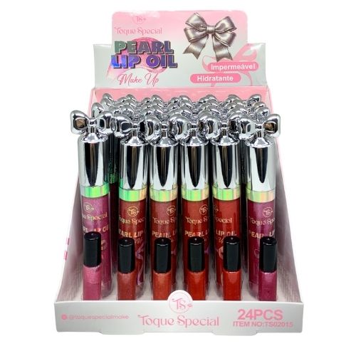 Lip Oil Pearl Toque Especial TS02015 | 24 Unidades - Virtual Make