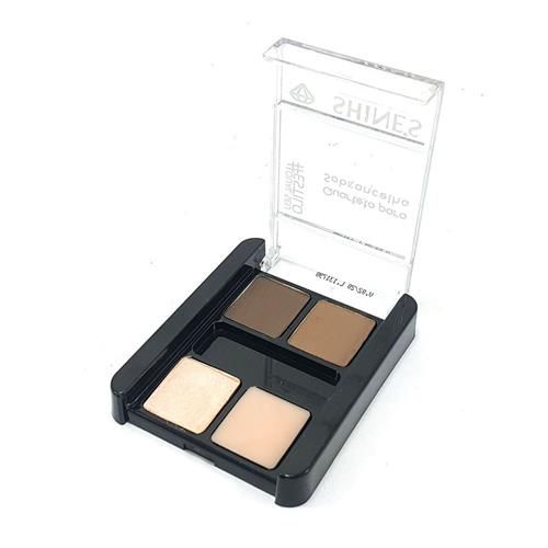 Quarteto para Sobrancelha Linha #Estilo Shine's SH527E - Box c/ 24