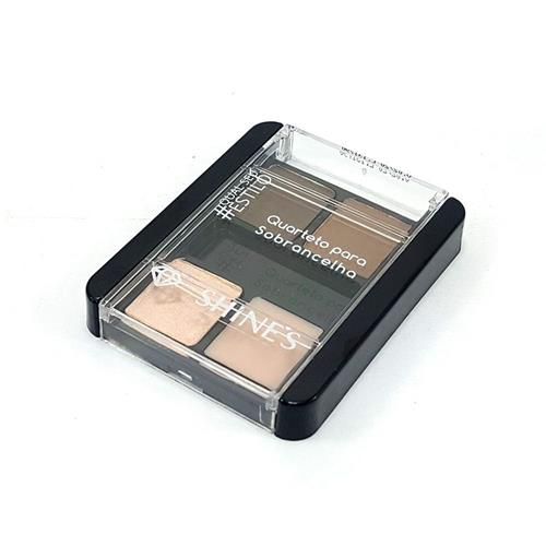 Quarteto para Sobrancelha Linha #Estilo Shine's SH527E - Box c/ 24