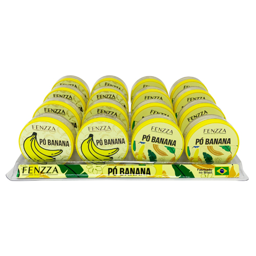 Pó de Banana Efeito Translúcido Fenzza FZ34008 - Box c/ 16 unid
