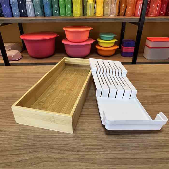 Organizador de Facas Keep - Bambu - Nay Godoy Casa - Qualidade