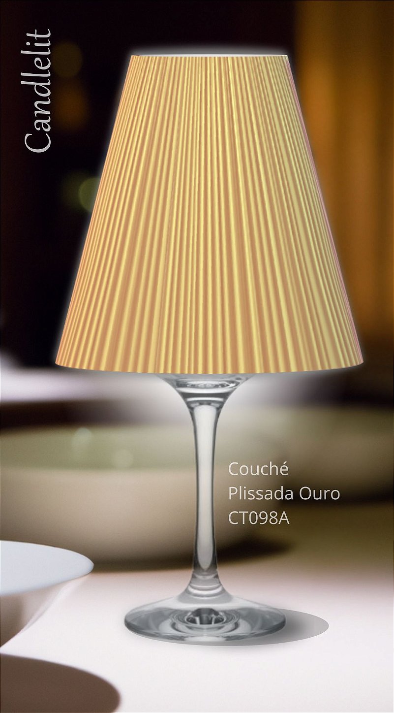 Couché Plissada Ouro CT098A