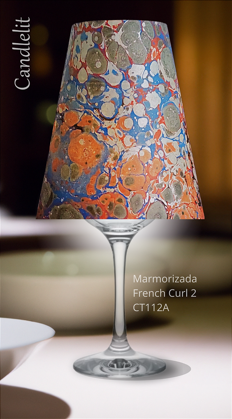 Cúpula Marmorizada French Curl 2