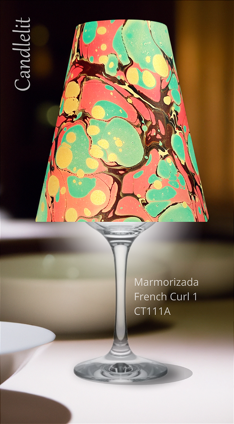 Cúpula Marmorizada French Curl 1