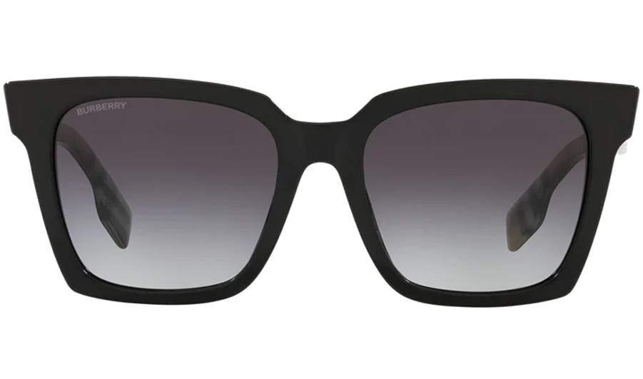 Óculos De Sol Burberry Feminino Quadrado Be4335 3929/8g 53 - A