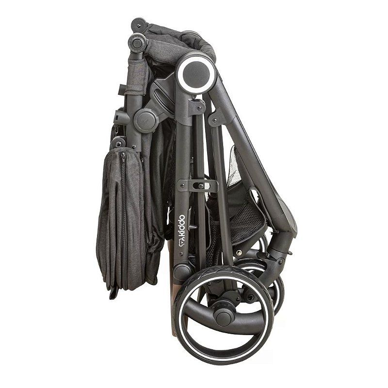 Carrinho de Bebê Cosmos Melange Preto - Conforto e Segurança