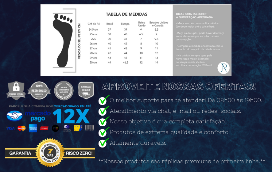 tabela de tamanho yeezy