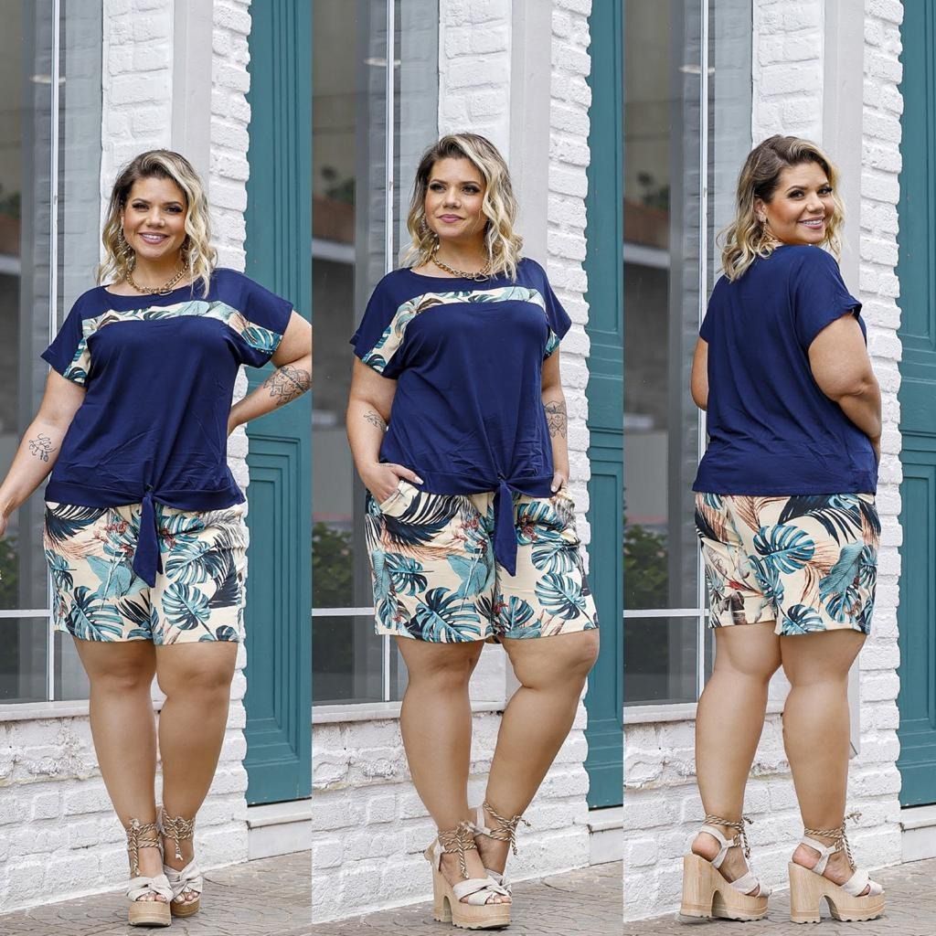 conjunto feminino estampado