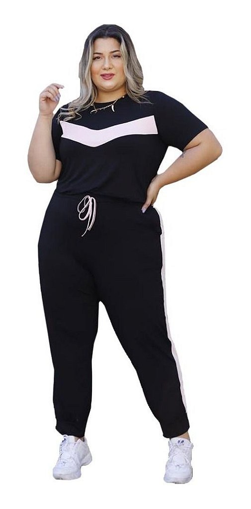 conjunto calça jogger feminina