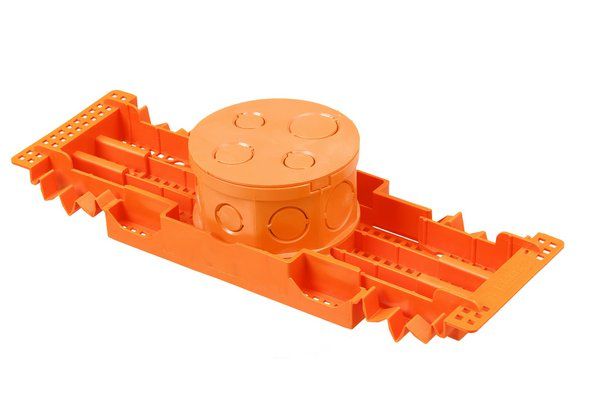 KIT SUPORTE REGULAVEM COM CAIXA PVC OCTOGONAL 4X4 PARA LAJE