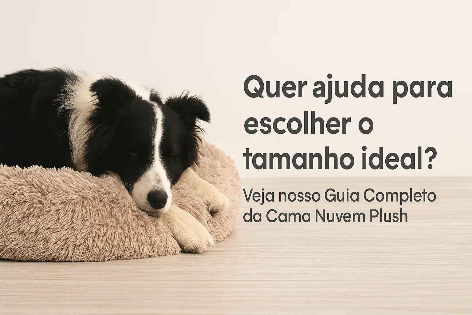 Cama Nuvem Plush Pelúcia Best Pet para cães e gatos – guia de tamanhos