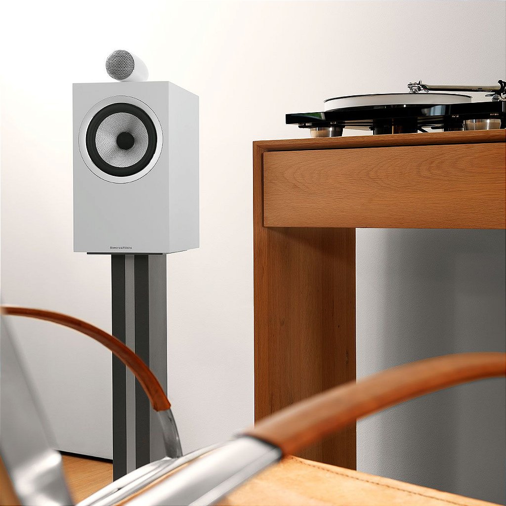 Caixa Bookshelf Bowers Wilkins 705s2 B&W Branca - Definyx