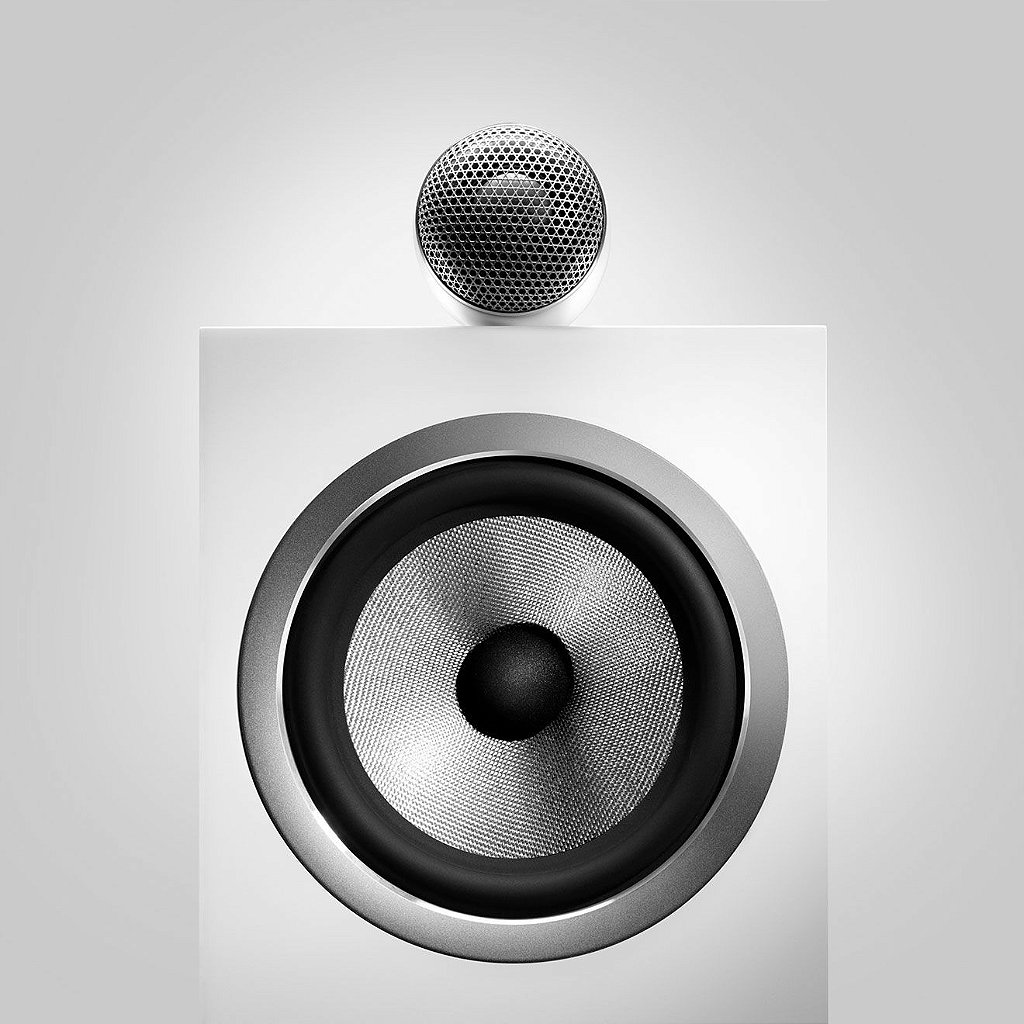 Caixa Bookshelf Bowers Wilkins 705s2 B&W Branca - Definyx