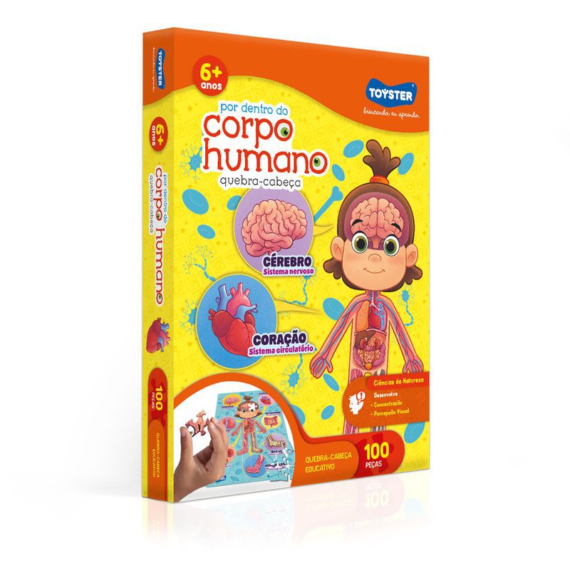 Quebra-Cabeça 100 Pçs Metalizado - Princesa - Toyster