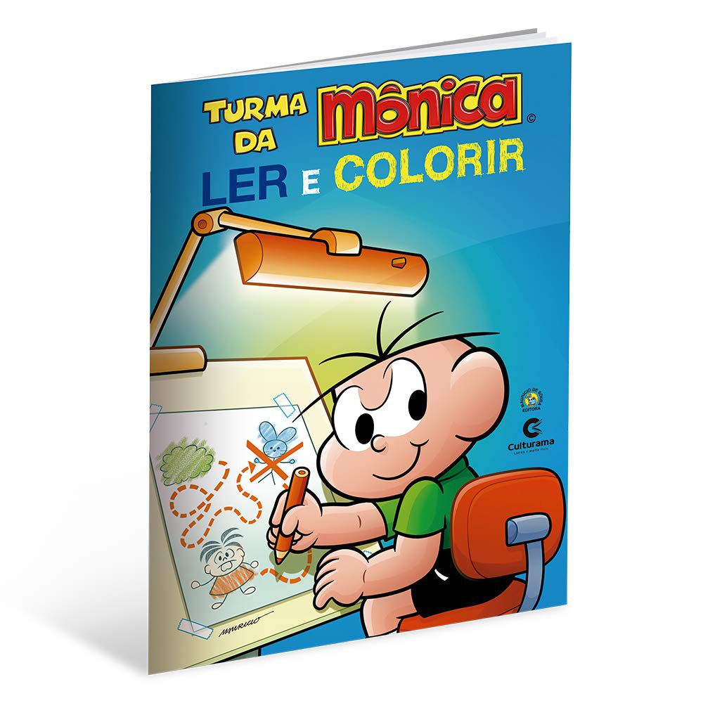 Ler & Colorir Turma da Mônica - Adoleta Brinquedos Educativos