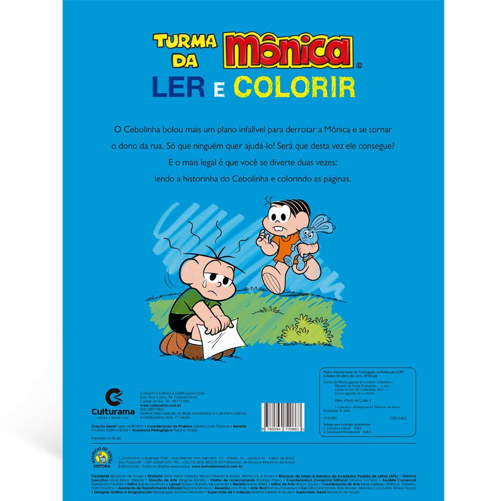 Ler & Colorir Turma da Mônica - Adoleta Brinquedos Educativos