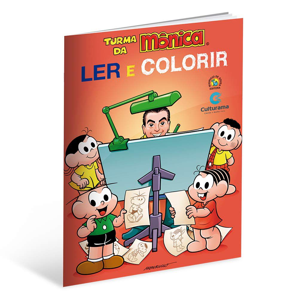 Ler & Colorir Turma da Mônica - Adoleta Brinquedos Educativos