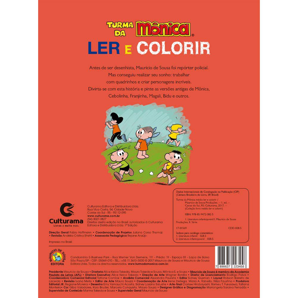 Livraria.ME  Livro Turma Da Mônica - Ler, Colorir E Brincar