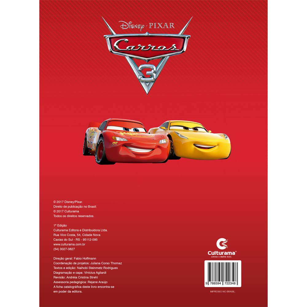 Colorir e Aprender Disney - Carros 3