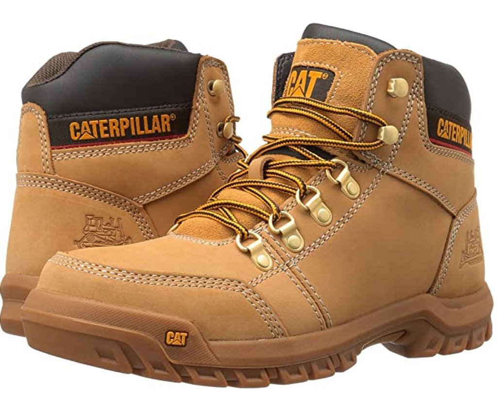 bota de trabalho caterpillar