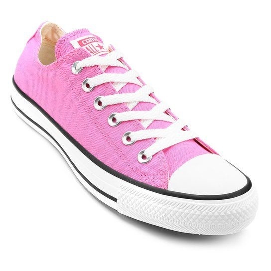 all star branco e rosa