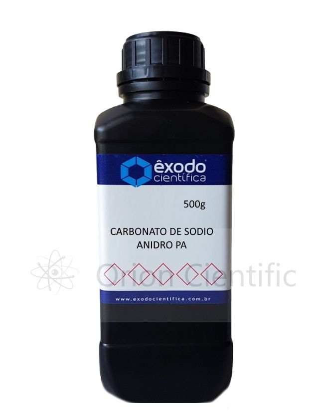 Carbonato De Sodio Anidro Pa 500G - Exodo Cientifica