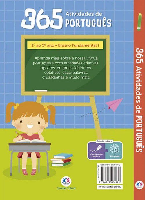 Livro 365 Atividades Com Unicórnios Ciranda Cultural - 9788538089797