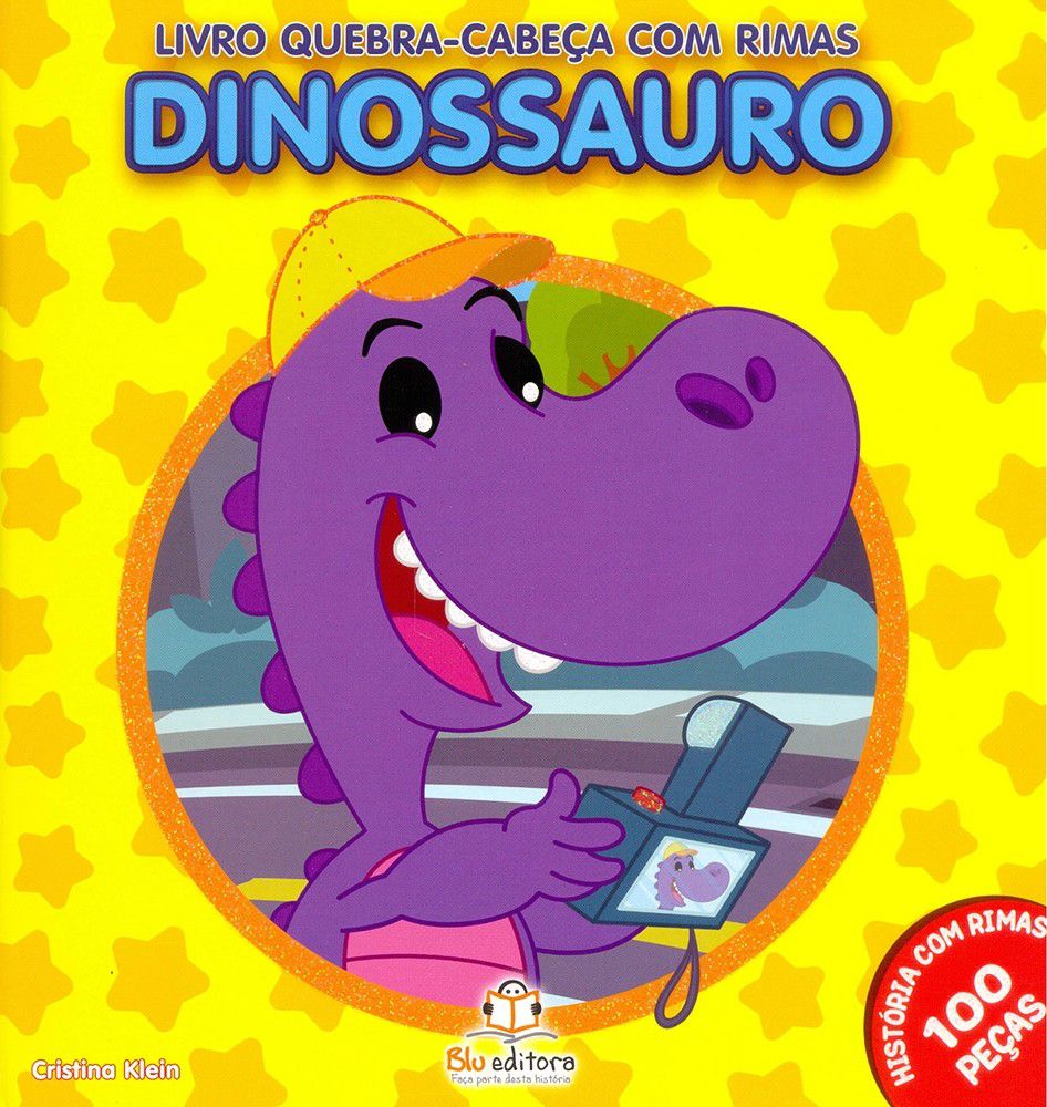 Blu Editora - Quebra-Cabeça Grande: Dinossauros