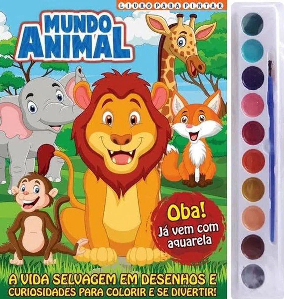 Procura e Pinta Animais - Cartonado - Vários, Vários - Compra