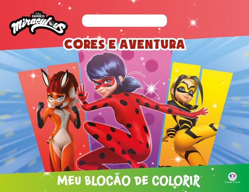 Livro - Ladybug - Prancheta para colorir - Vol. 2: Venha se aventurar em  mais uma incrível missão com Ladybug e Cat Noir! no Shoptime