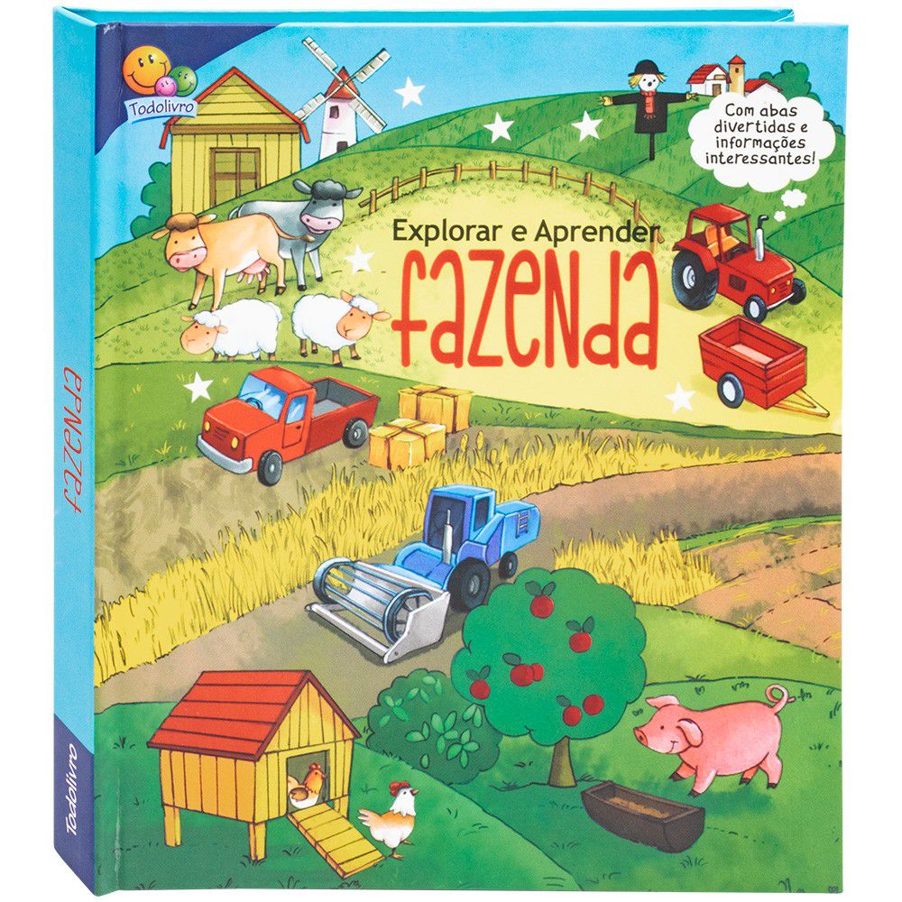 Livro Infantil Atividade e Quebra-Cabeça Todo Livro Fazenda