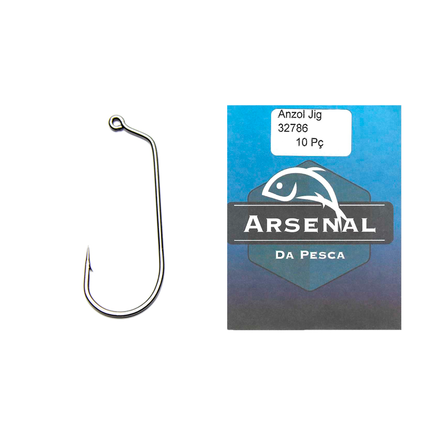 Anzol Arsenal da Pesca para JIG 32786 Black Nickel - Snook Shop