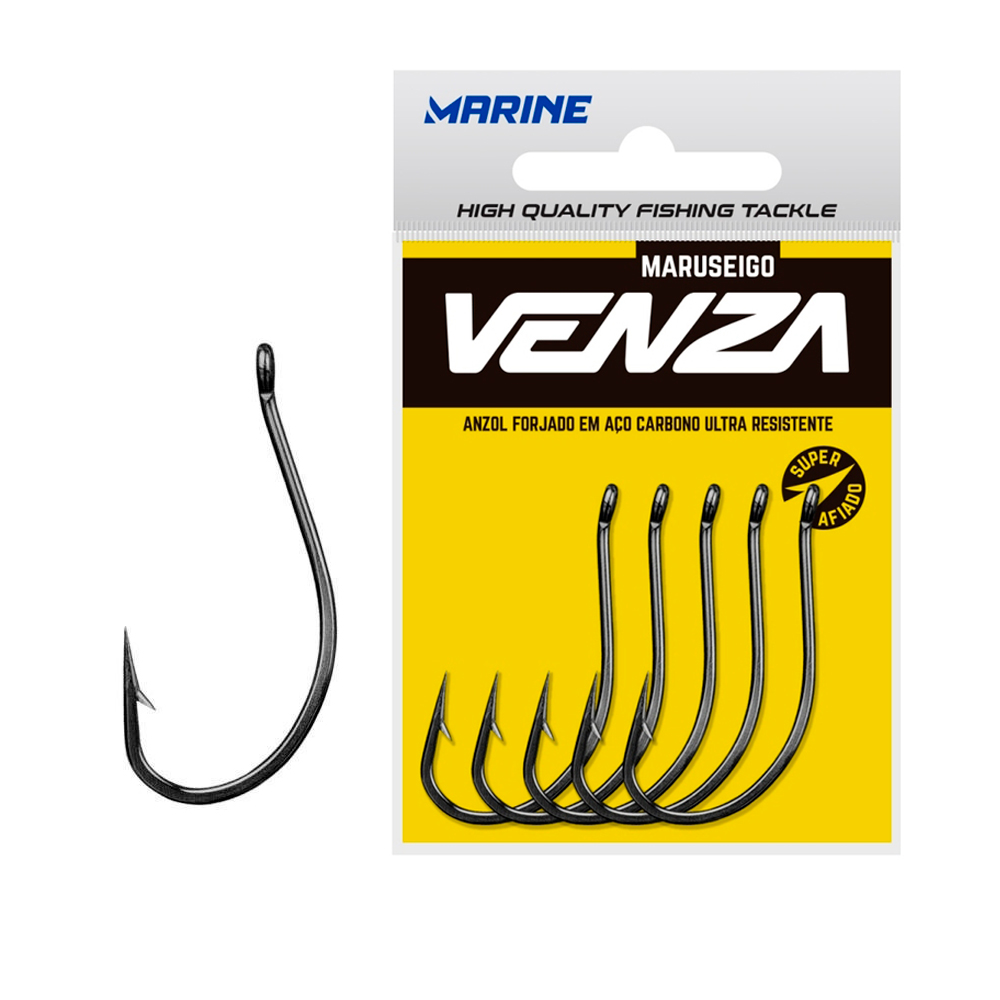 Anzol Marine Sports Venza Super Maruseigo Black Nickel | Snook