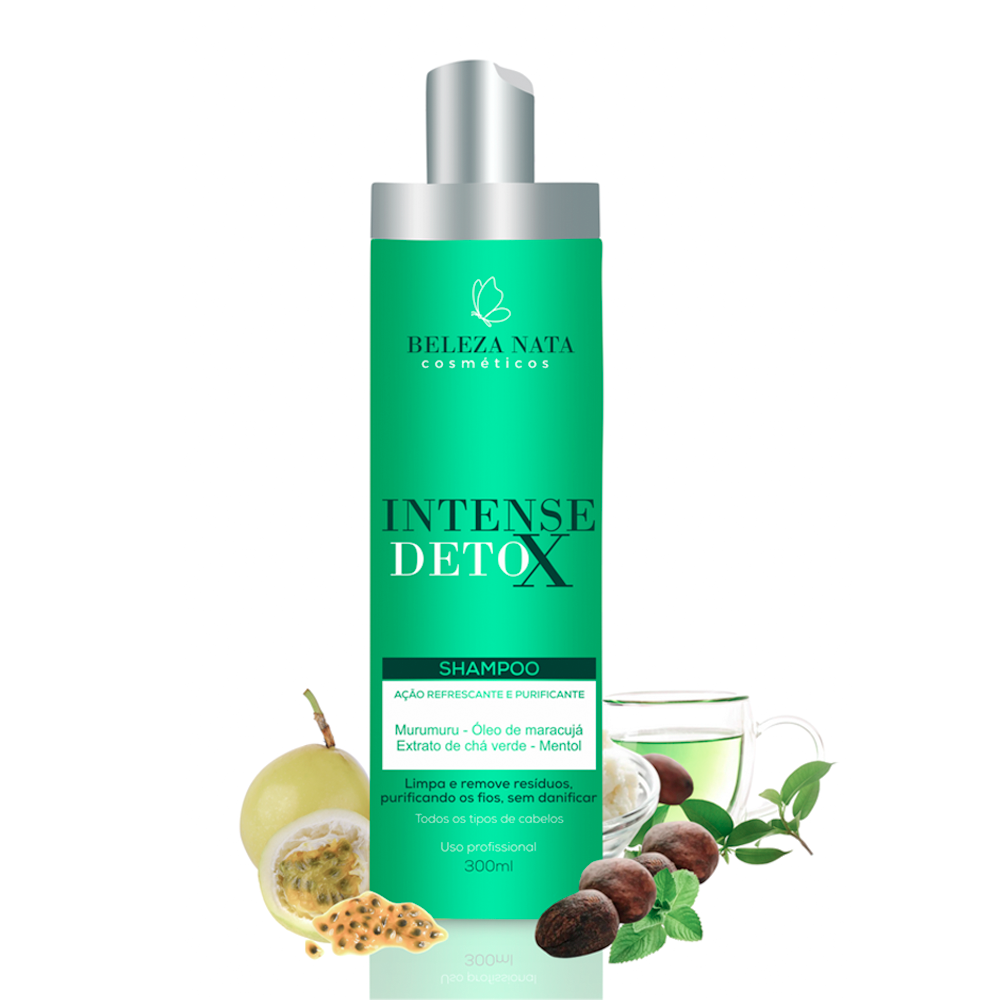 Shampoo Intense Detox Beleza Nata 300ml - Aksa Cosmeticos