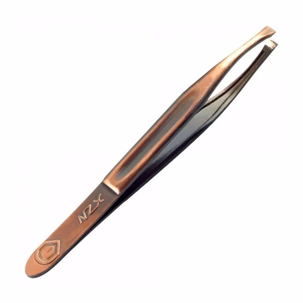 Pinça De Sobrancelha Nzx Bronze Profissional - Aksa Cosmeticos
