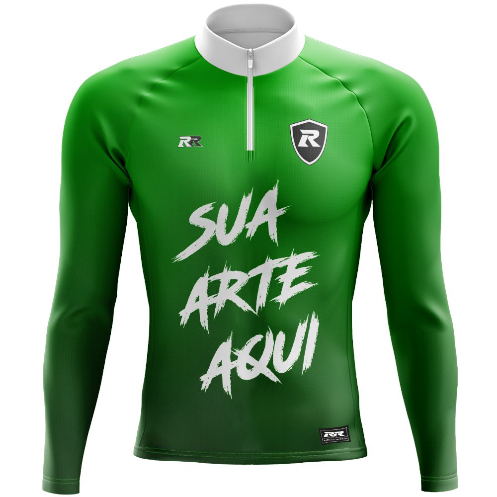 camisa ciclismo personalizada manga longa
