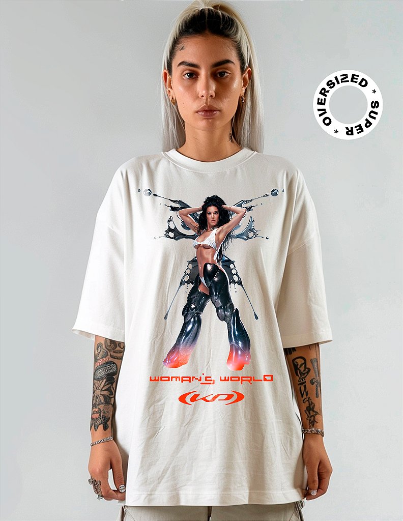 Camiseta Oversized Super Katy Perry Reaction - Sensorial