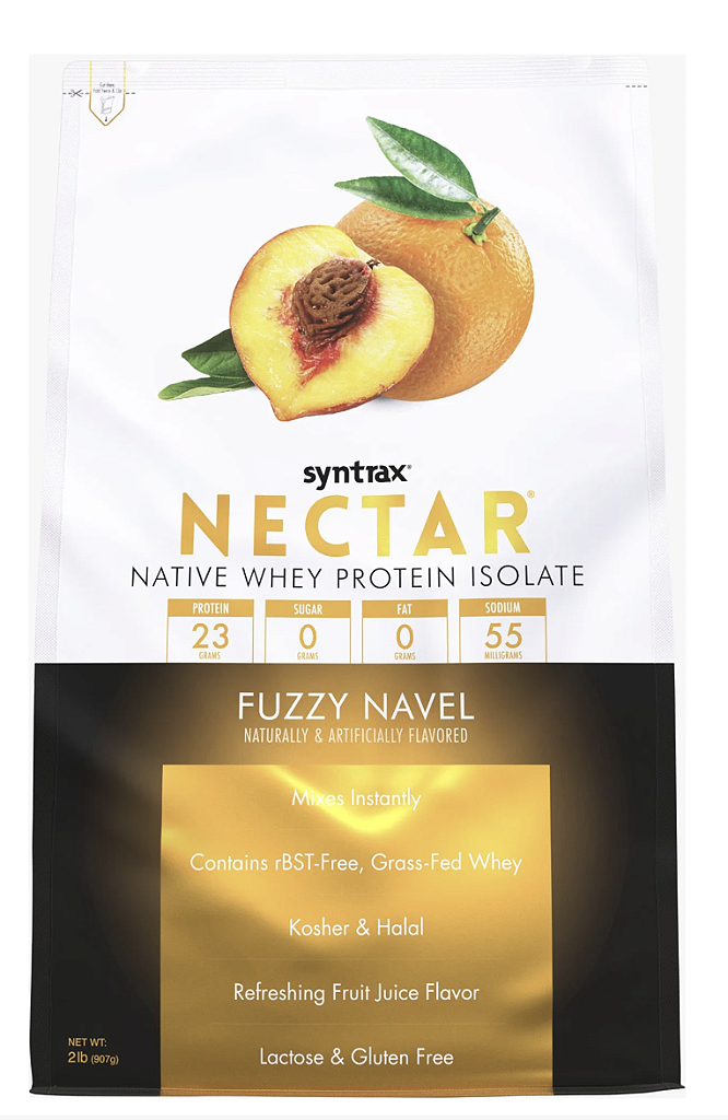 NECTAR SYNTRAX - WHEY ISOLADO FUZZY NAVEL - C&B NUTRITION
