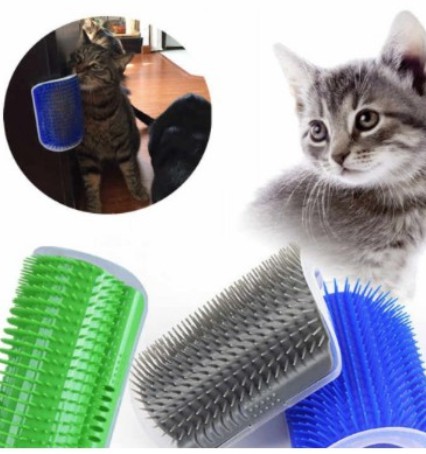 Escova Massageadora para Gatos com CatNip - Para Parede - Petit Love