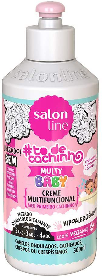 Creme Multifuncional Todecachinho Baby Salon Line 300ml Queridinhos Dos Cachos