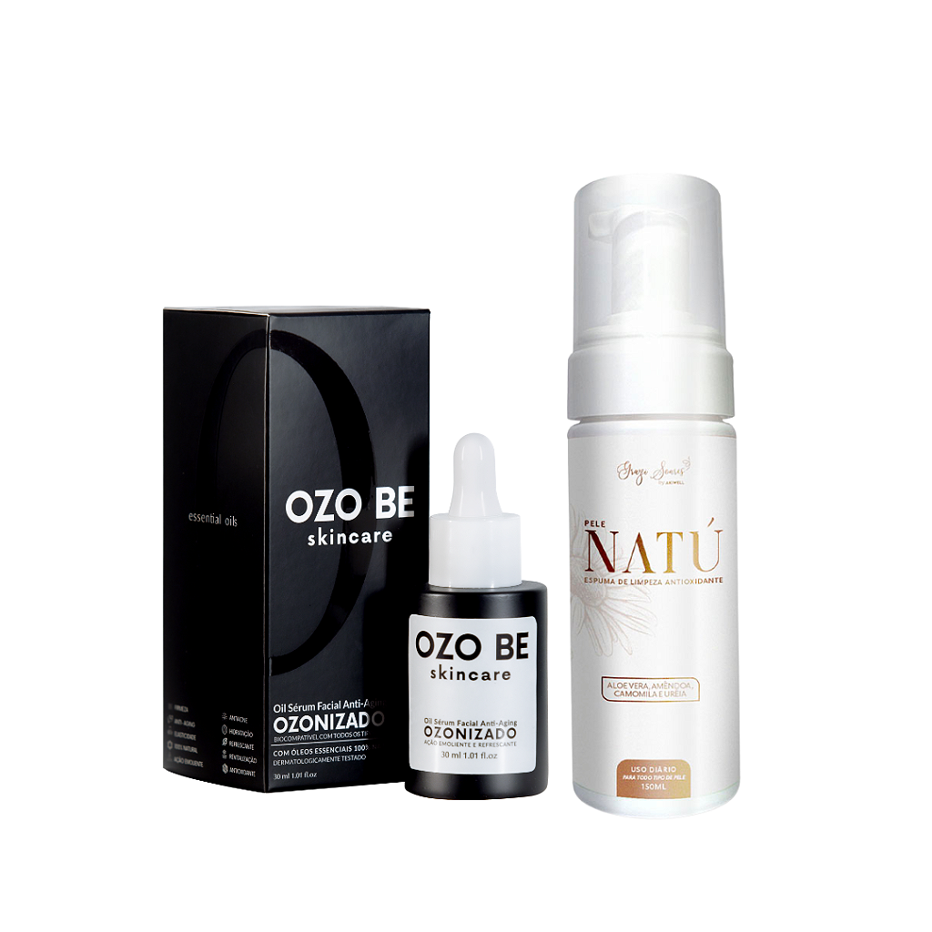 Kit Skincare em 2 Passos - 01 Espuma Facial Pele Natú 150ml + 01