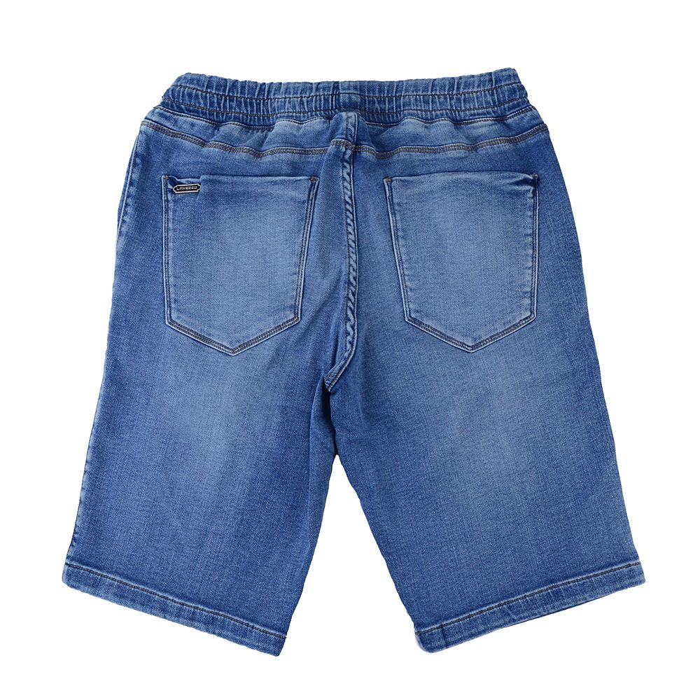 Bermuda Jeans Masculina Lado Avesso Jogger Azul LH11156 Estrela Mix Um Mix dos Melhores Produtos