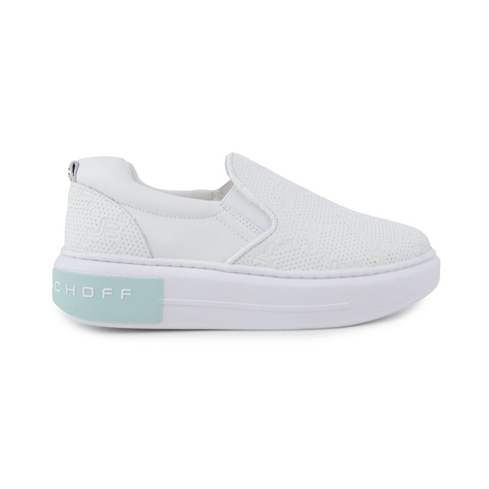 Tênis Feminino Slip On Couro Jorge Bischoff Tênis Couro Jorge