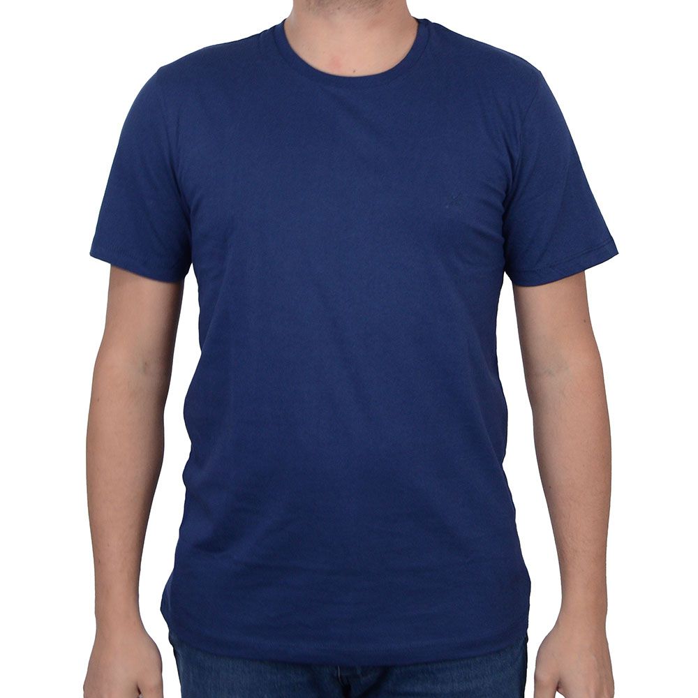 Camisa Azul Marinho Lisa
