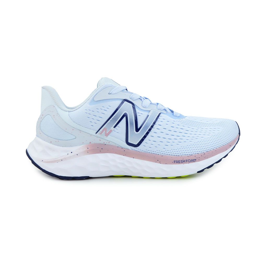 Tenis Feminino New Balance Fresh Foam Arishi v4 Azul Claro Estrela Mix Um Mix dos Melhores Produtos